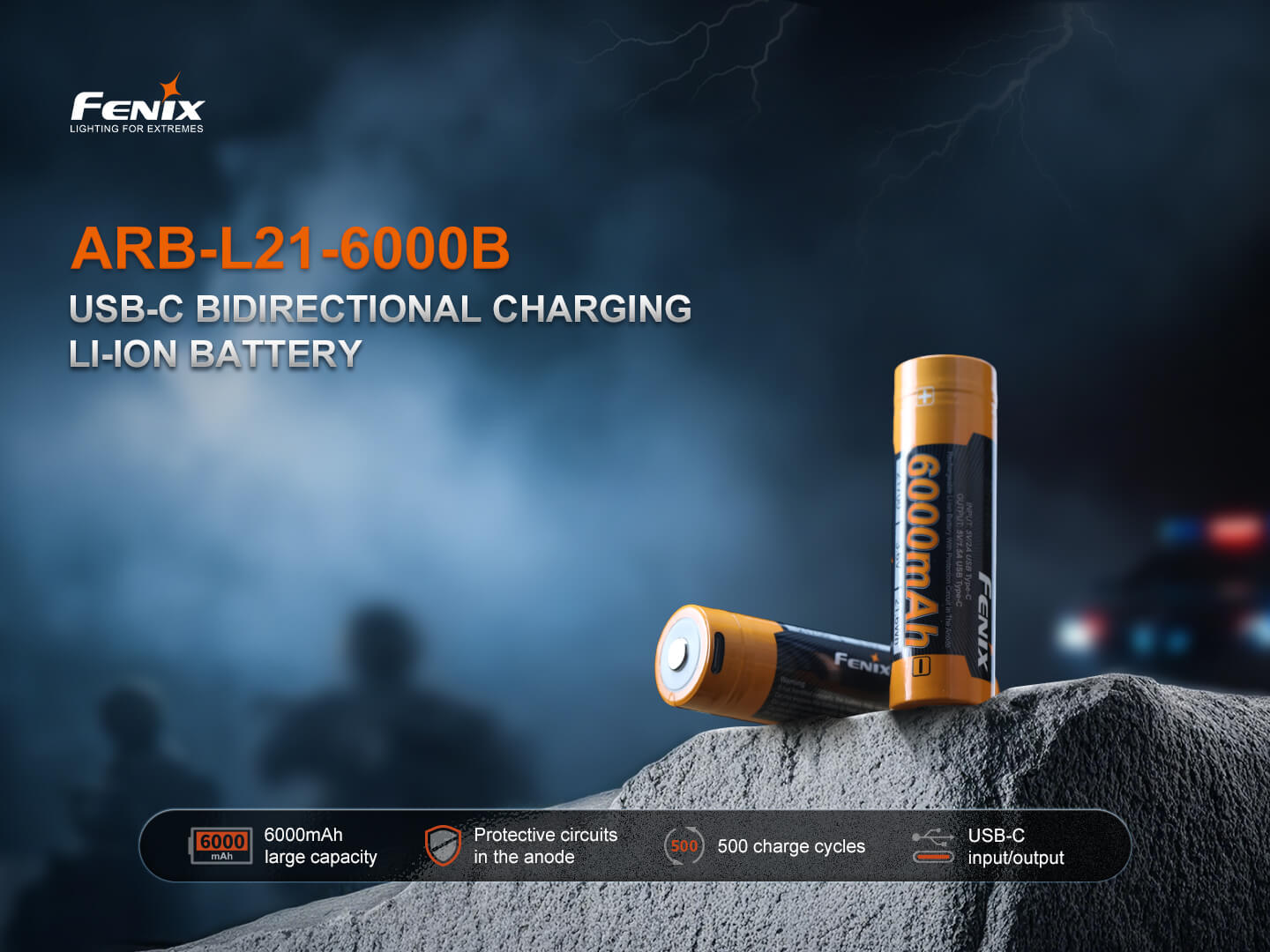 Stralux ARB-L21-6000B Rechargeable Powerbank Battery